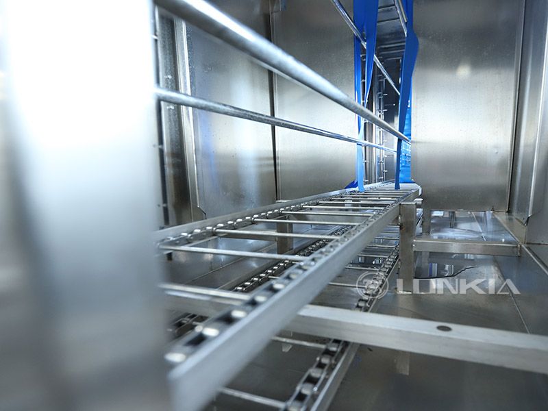 plastic pallet washer structure