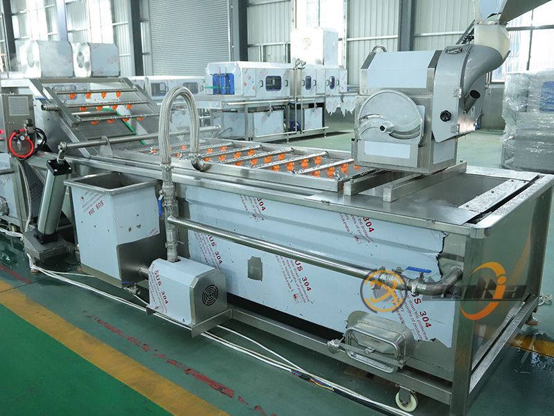 bubble washing machine in plant