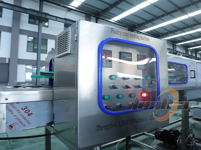crate washer electronic control system