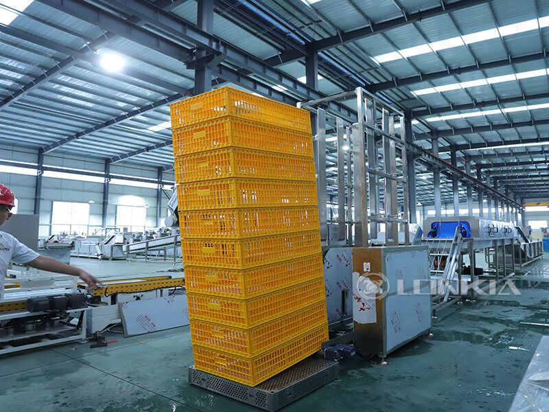 poultry crate washer plant
