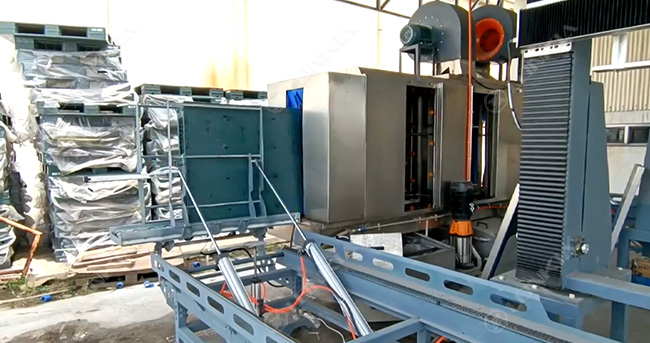Automated Pallet Washing Line Flow Chart