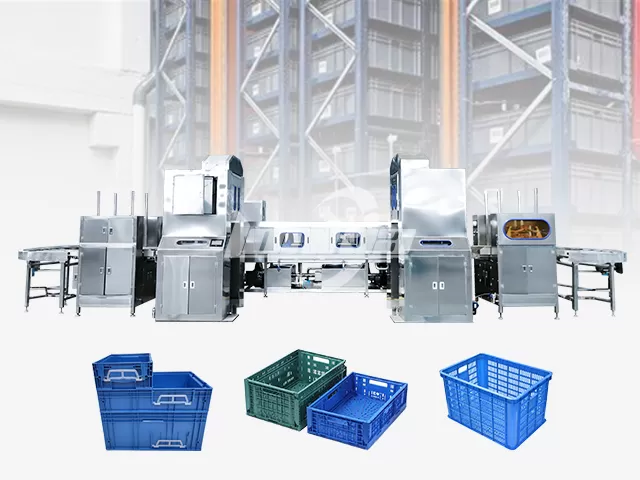 Automatic Crate Washing Stacking Line