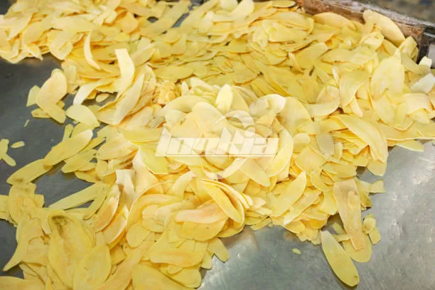 From Raw Potatoes to Crunchy Chips : Production Flow of a Potato Chips Production Line