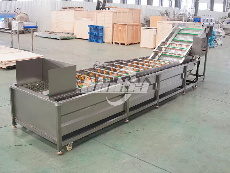 bubble washing machine for corn