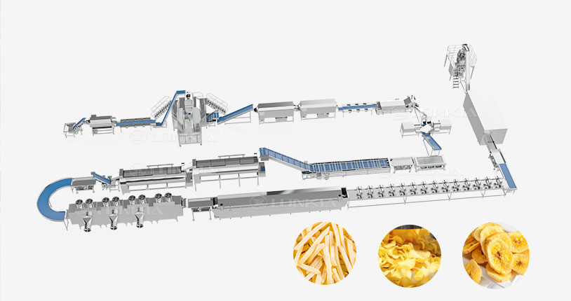 Frozen French Fries Production Line