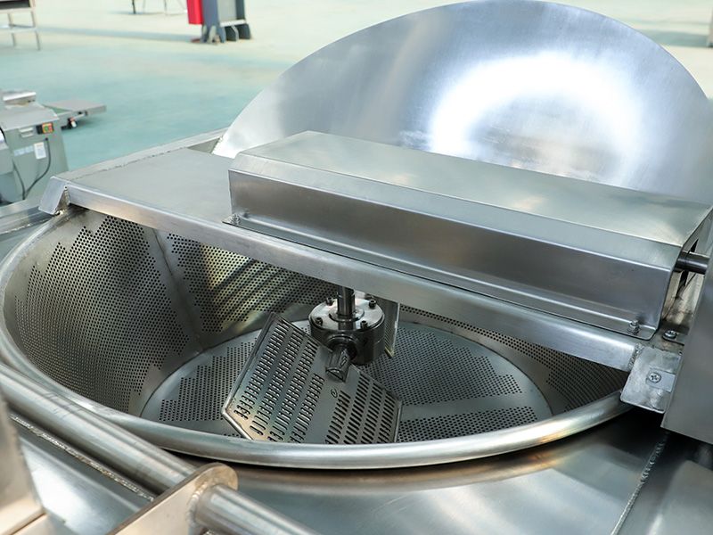 automatic continuous fryer details