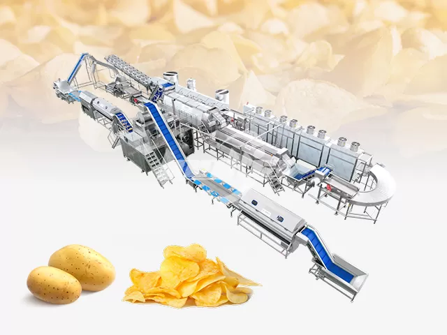 French Fries Potato Chips Line