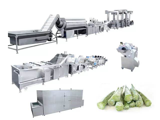 Frozen Okra Processing Line