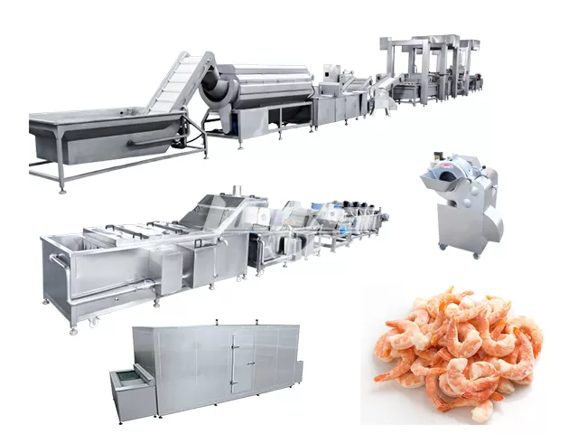 Frozen Shrimp Processing Line