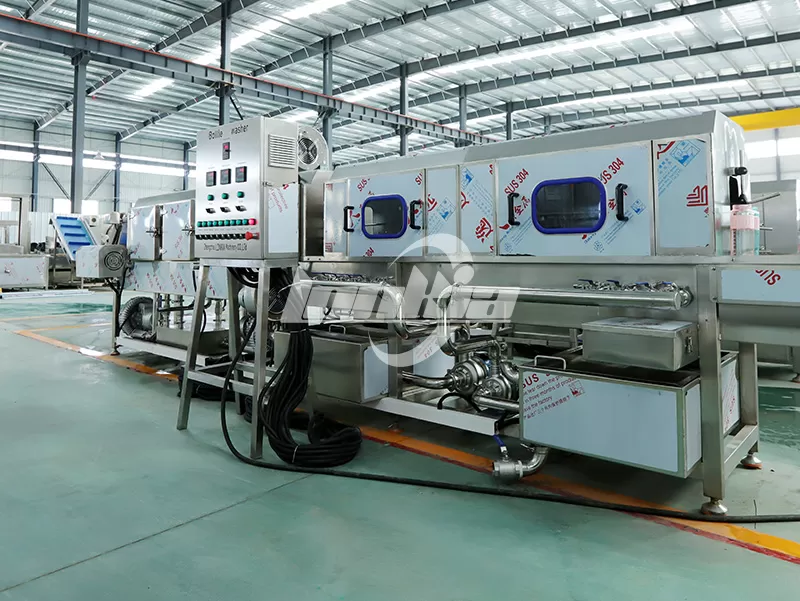 Glass Bottle Washing Machine Production Line: From Bottle Unscrambling to Cleaning