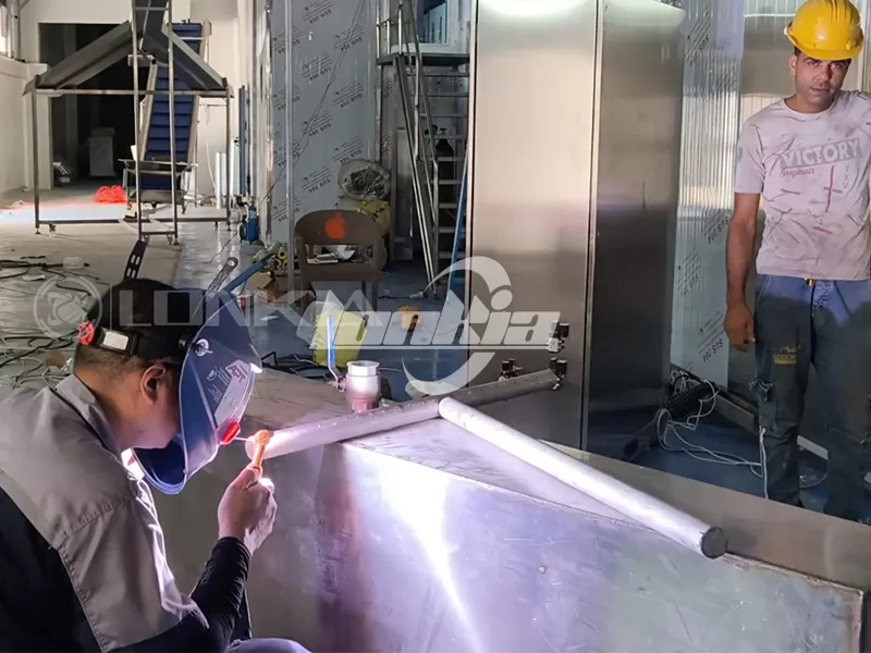 Lonkia 1.5 Tons/Hour French Fries Production Line Delivered to Egypt