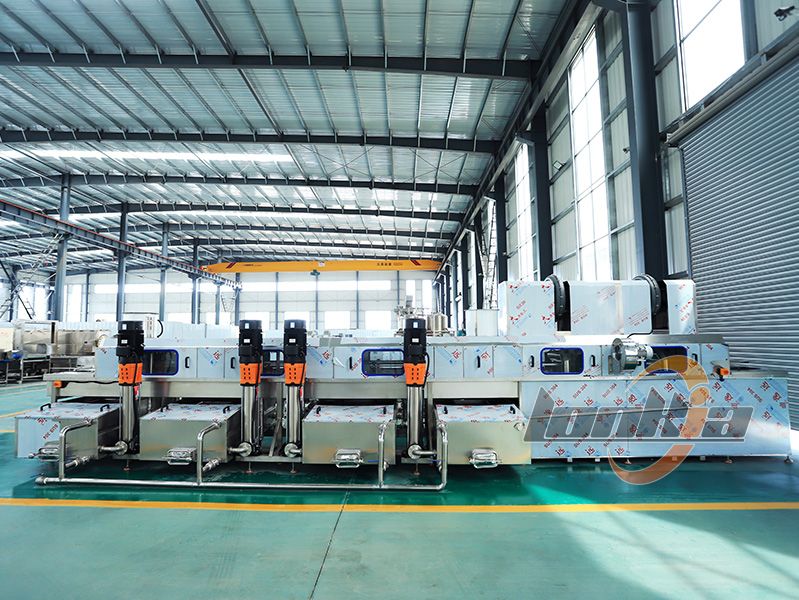 Industrial basket washer in plant