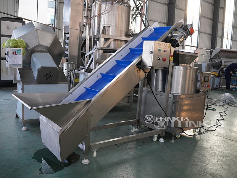 Potato rounding machine