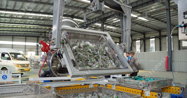 Packaging Bag/Jar Autoclave Retort Line Flow Chart