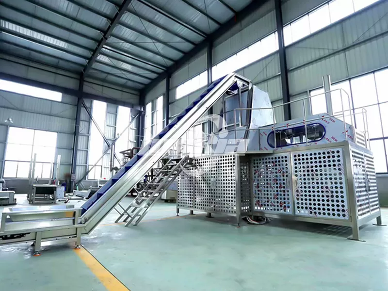From Raw Potatoes to Crunchy Chips : Production Flow of a Potato Chips Production Line