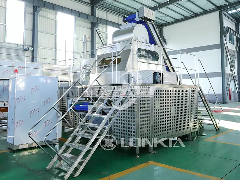 Steam Peeling Machine in Factory