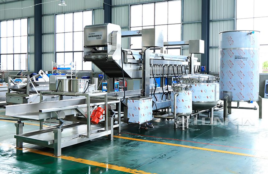 Eggplant Deep Fryer Machine