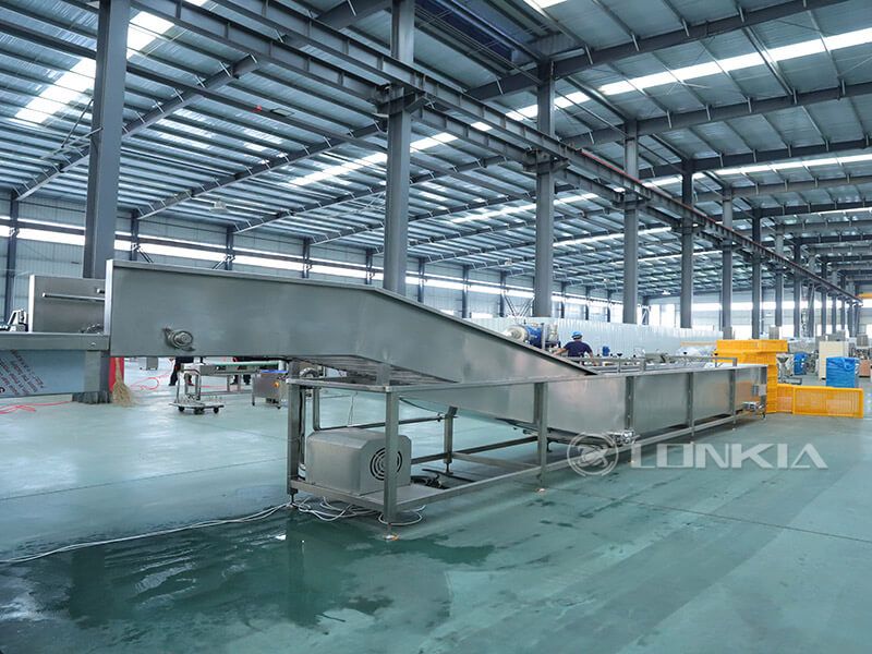 chicken crate washing machine plant
